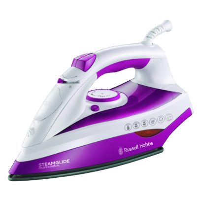 Russell Hobbs 2400W Steamglide Iron – Pink Russell Hobbs 2400W Steamglide Iron – Pink